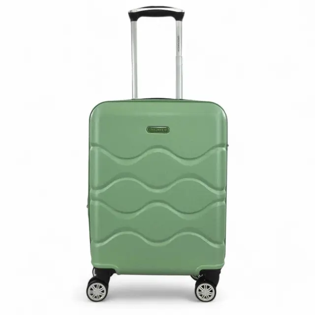 Cabin Size Βαλίτσα 55x40x20 +5εκ GREENWICH 131 – Εγκεκριμένη Χειραποσκευή - Πράσινο