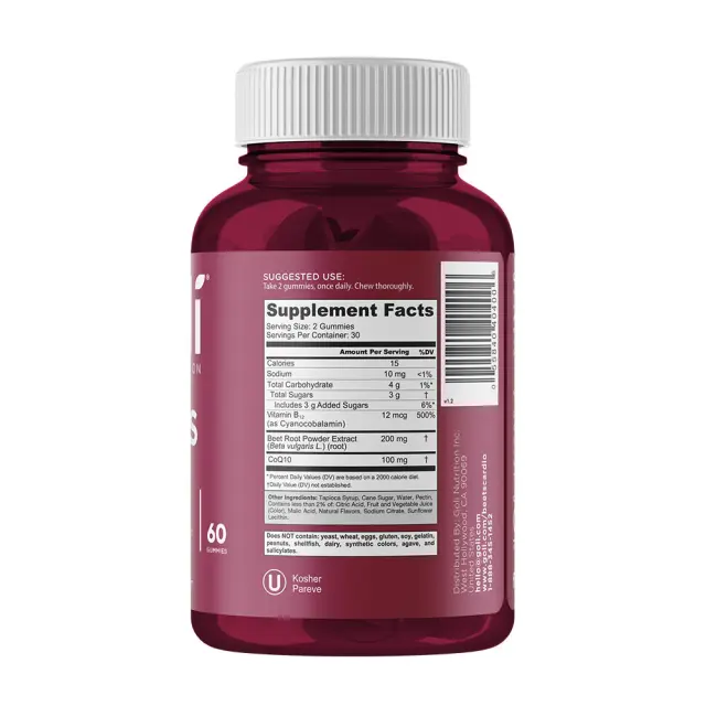 Goli Beets Cardio Gummies 2