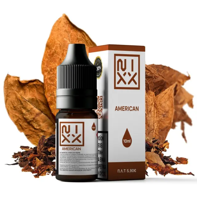 American 10ml Hybrid Nic Salt - NIXX 20mg