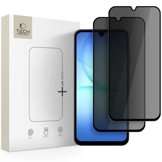 Tech-protect Glass Spy+ 2-pack Galaxy A16 / A17 / A18 / A26 4G / 5G Privacy