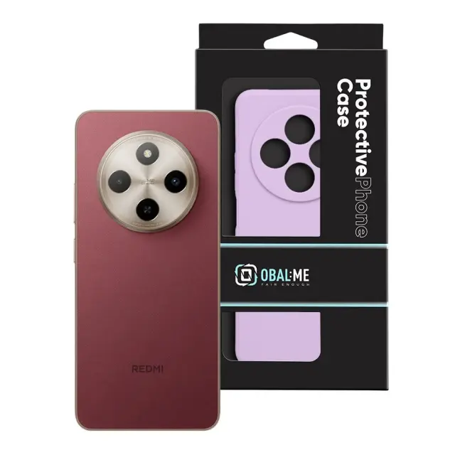 OBAL:ME Matte TPU Cover for Xiaomi Redmi 17C 4G Purple 3