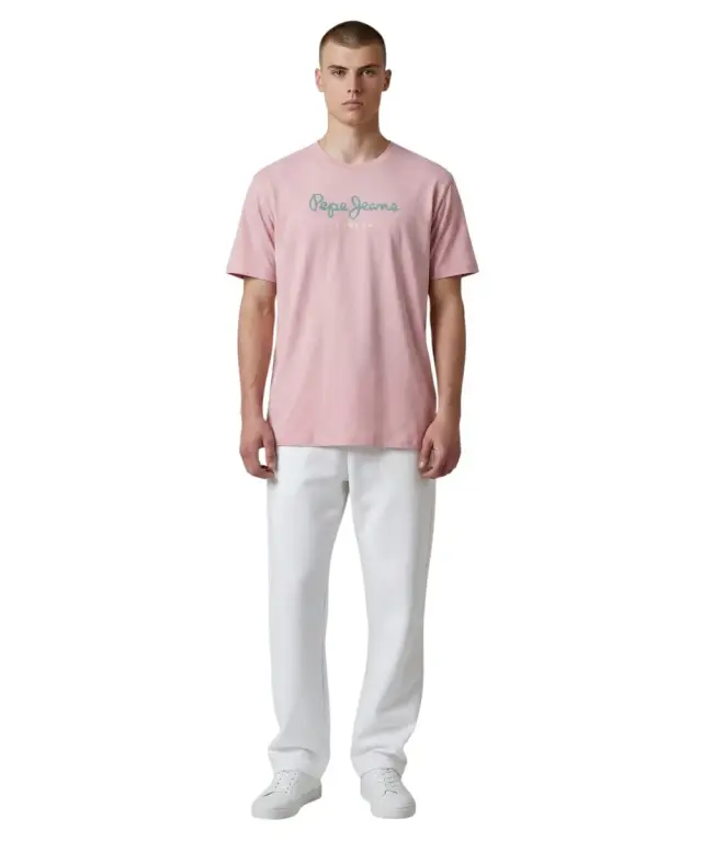 Pepe Jeans - Ανδρικό T-shirt Eggo N PM5010178-316 Ροζ - XL