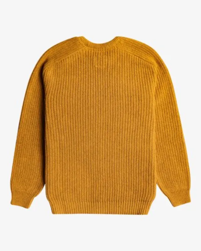 BILLABONG HARBOR RIB CREW ΠΛΕΚΤΟ ΑΝΔΡΙΚΟ GOLD 2