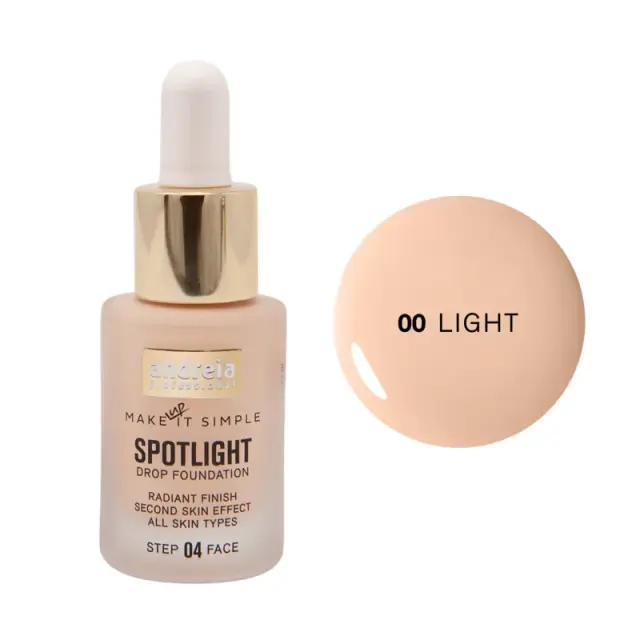 Andreia Spotlight Drop Foundation 14ml 00-Light