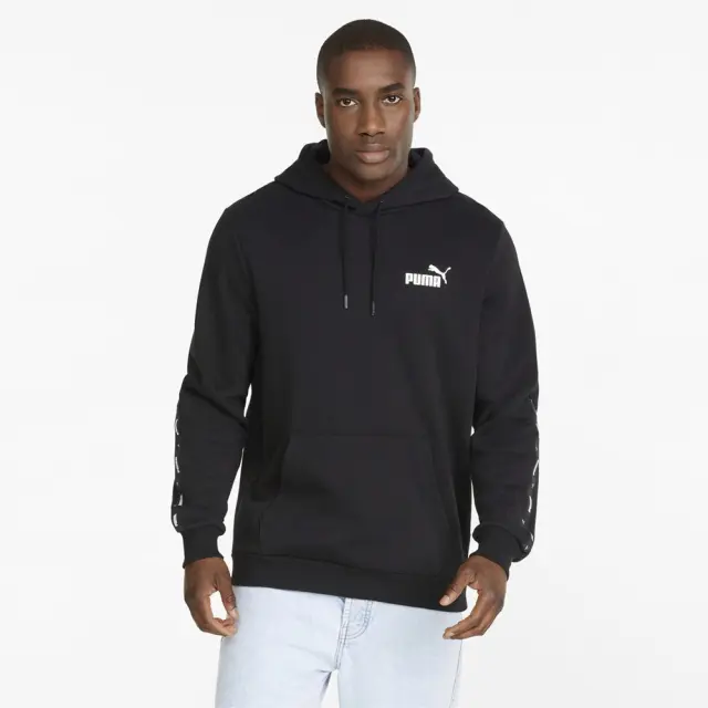 Puma Ess Tape Hoodie Fleece (849040-01) - Μαύρο