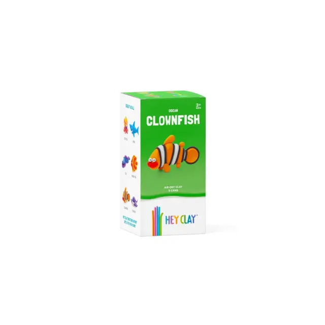 Hey Clay Κατασκευές από Πολύχρωμο Πηλό Claymates Clownfish (3+ ετών) 50124 2