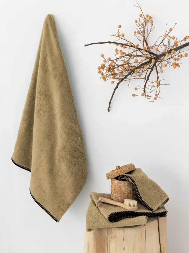 Σετ Πετσετες Towels Collection BROOKLYN Σετ Πετσέτες (30x50, 50x90, 70x140) CURRY