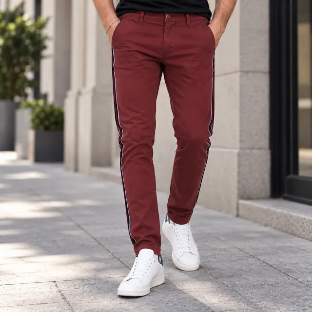 Chinos Noshame® Μπορντό - 402627 - 31