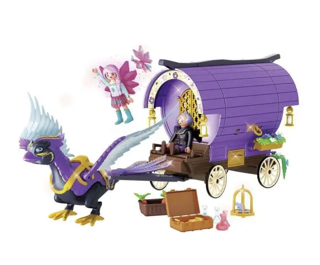 Playmobil Adventures of Ayuma: Νεραϊδοάμαξα με Πουλί Φοίνικας (71031) 3