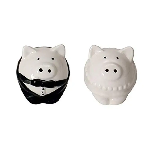 Σετ Αλατοπίπερο Pigs- Black/White OEM 3