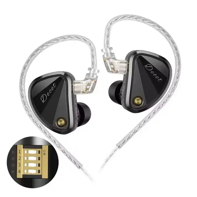 KZ Decet Ακουστικά In-Ear Μαύρα