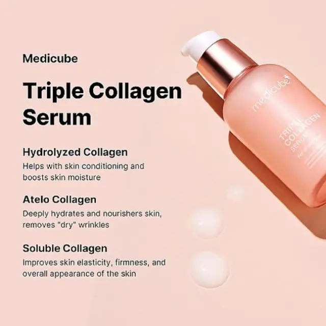 Medicube Triple Collagen Serum 4.0 Ορός Προσώπου για Ελαστικότητα, Ενυδάτωση & Αντιγήρανση, 55ml 2
