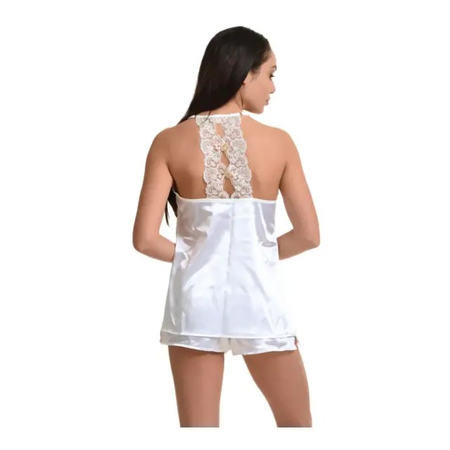 Miss Rosy Γυναικείο Babydoll Δαντέλα Victoria, Χρώμα Ιβουάρ 2