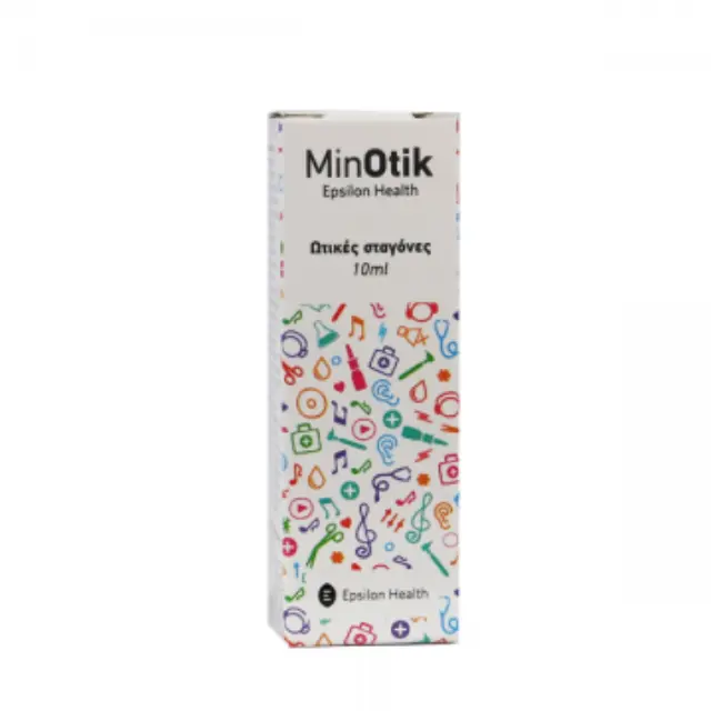 Epsilon Health MinOtik Ear drops Ωτικές σταγόνες για αφαίρεση κυψελίδας, 10ml