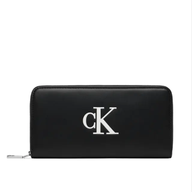 Γυναικείο Πορτοφόλι Calvin Klein LV04F1077G-3L2 Μαύρο Λευκό Μαύρο - One Size