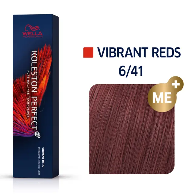 Wella Professionals Koleston Perfect Me+ Vibrant Reds 60ml | Απόχρωση 6/41 Ξανθό Σκούρο Κόκκινο Σαντρέ 2