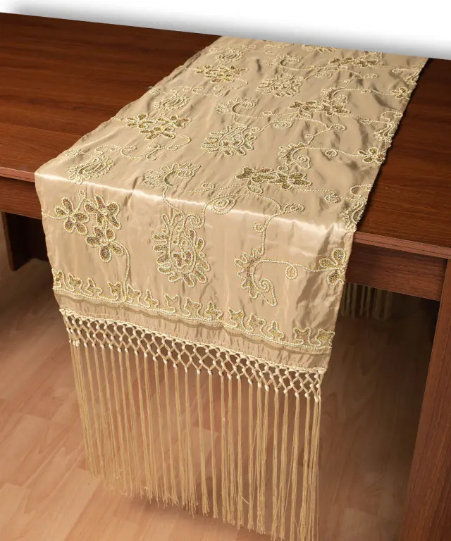 Σατέν τραβέρσα 7710 (50cm x 210cm) χρυσό - -