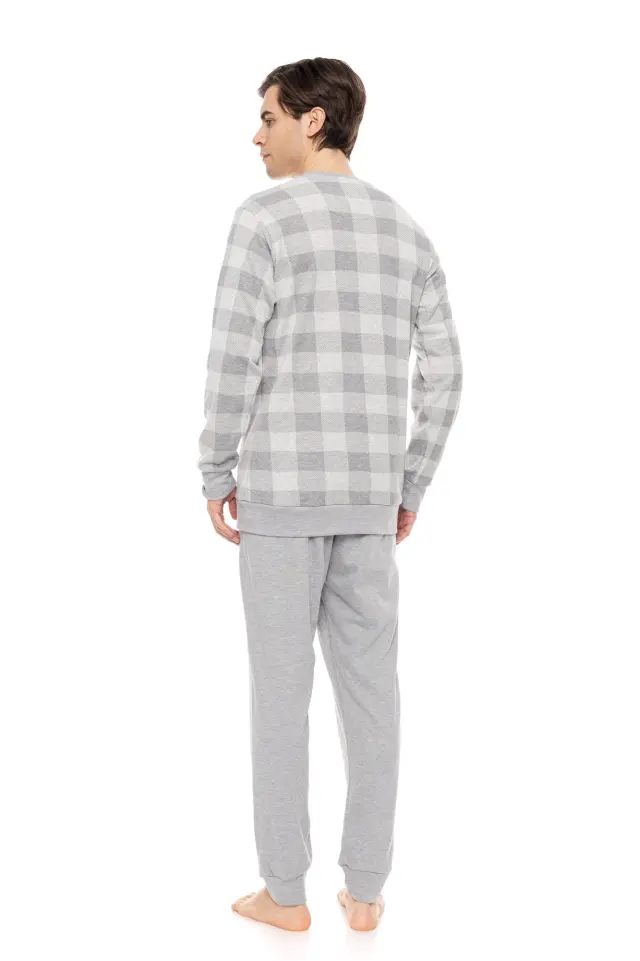 W-M723 - Type - PYJAMA JACQUARD GREY PLAID 3