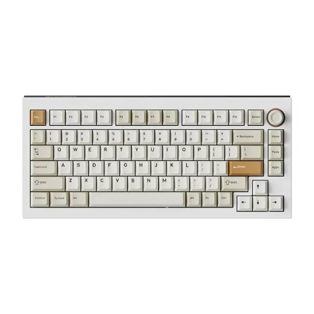Keychron Gaming Keyboard L5W Lemokey Ultra-fast Lime Magnetic Switch White (L5W-P1)