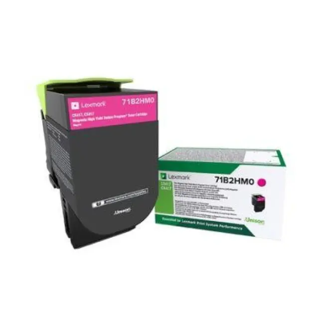 Lexmark 71B2HM0 Γνήσιο Toner Laser Εκτυπωτή Ματζέντα Return Program High Yield 3500 Σελίδων