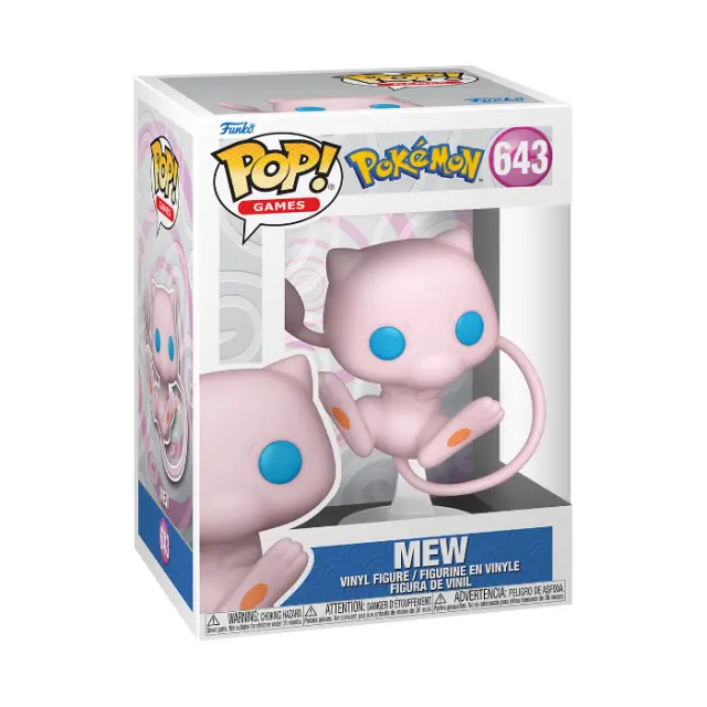 Funko Pop! Games: Pokemon - Mew #643 Vinyl Figure