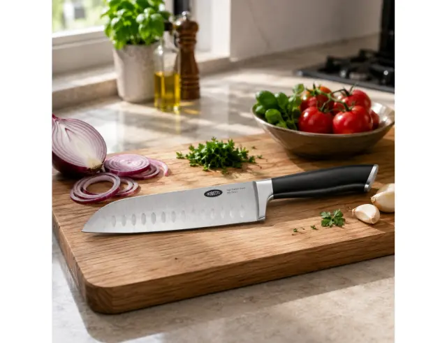 Μαχαίρι Santoku Boretti με μήκος λεπίδας 18cm
