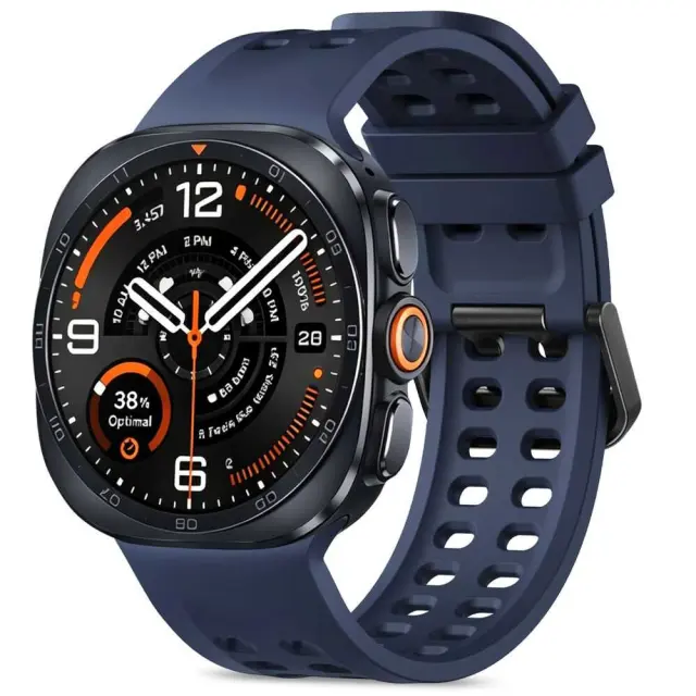 Tech-protect Silicone Air Samsung Galaxy Watch Ultra 1 / 2 2024-2026 (47 Mm) Navy Blue