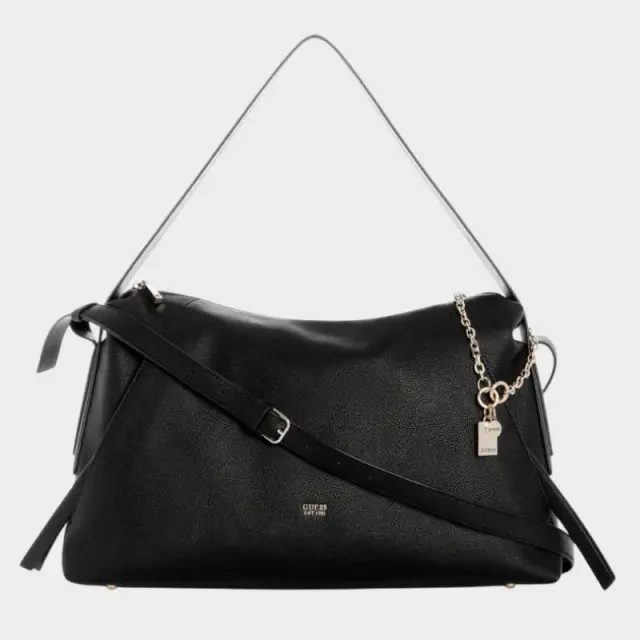 Guess - Γυναικεία Τσάντα Ώμου Devon HWBG9745180-BLA Μαύρο