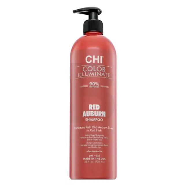 CHI Color Illuminate Red Auburn Shampoo brightening shampoo to revive red shades 739 ml