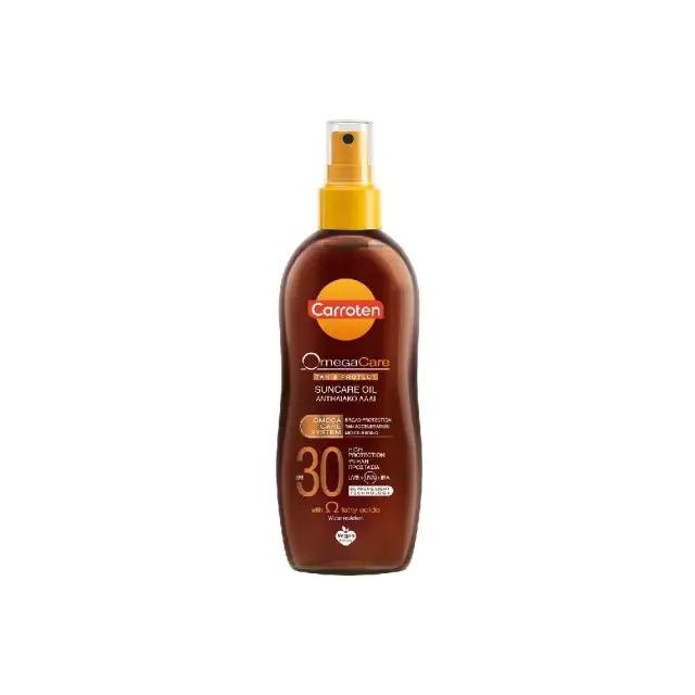 Carroten Omega Care Tan & Protect Suncare Oil Spray SPF30, Aντηλιακό Λάδι Σώματος για Μαύρισμα σε Σπρέι 150ml