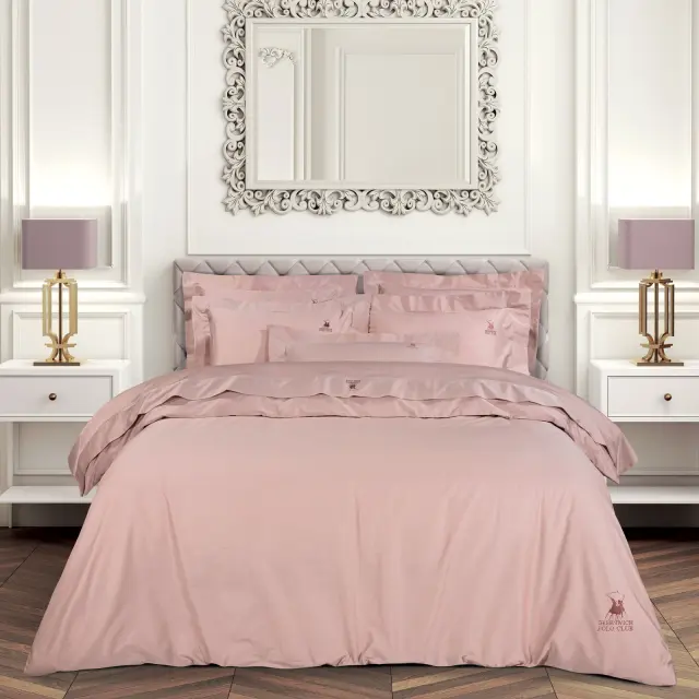 Σετ Σεντόνια 250x270 King Size Classic Greenwich Polo Club 2335 Nude Χωρίς Λάστιχο100% Βαμβακοσατέν
