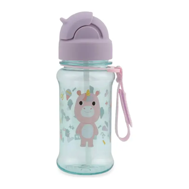 Skip Hop Besties Squad Tritan Παγούρι με Καλαμάκι 355ml Unicorn Purple