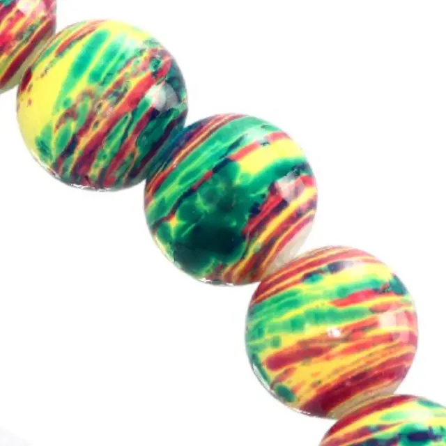 Χάντρα Επικαλυμένη Mix Colors Ø8mm ~110τεμ
