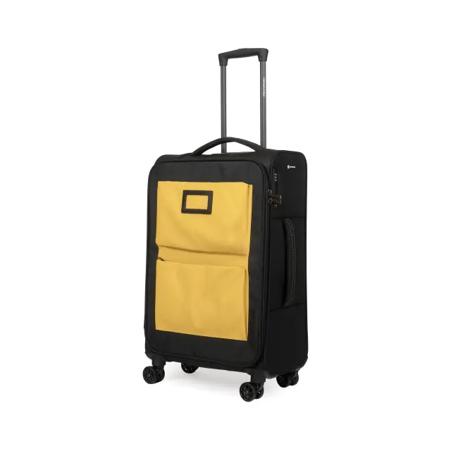 Βαλίτσα Υφασμάτινη μεσαία 20 κιλών Newcom N1618/60 yellow - Medium