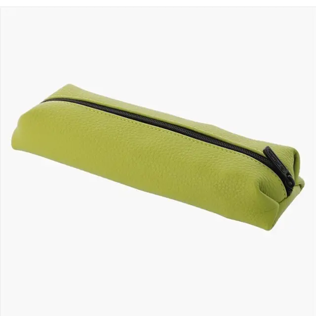 Herlitz Κασετίνα Βαρελάκι Δερματίνη Origami Flame 1 θήκη Apple Green (50046560)