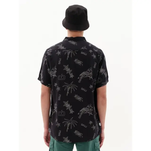 Emerson Men's Shirt (231.EM61.03-PR 330 BLACK) - Μαύρο 2