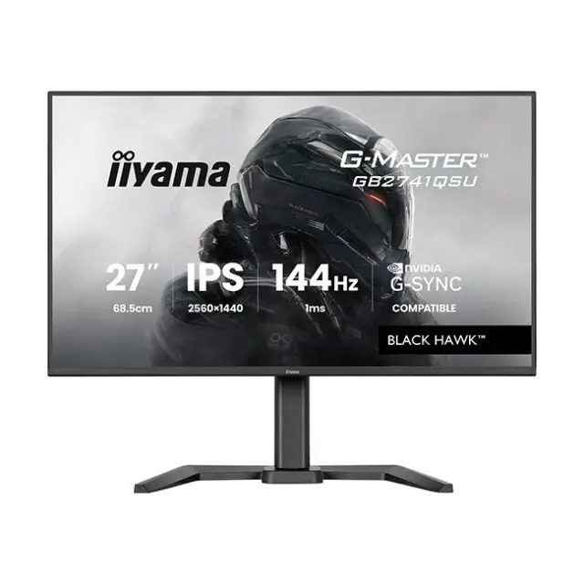 iiyama Monitor 27" G-Master GB2741QSU-B1 Black Hawk IPS QHD (GB2741QSU-B1)