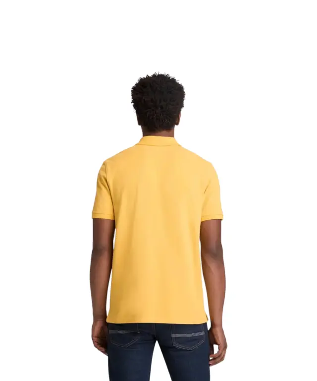 Timberland - Ανδρικό T-shirt Polo με Λογότυπο TB0A6VDP-714 Κίτρινο - S 2