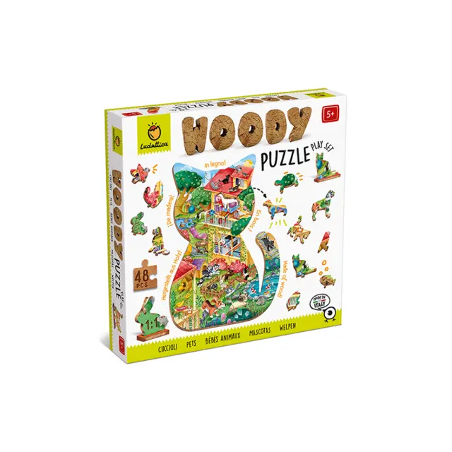 Woody Puzzle Baby Animals / 22877 (Ludattica)