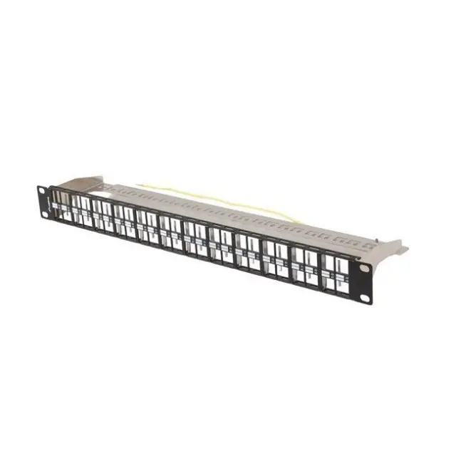 Lanberg Patch Panel 48port Keystone Black (PPKS-1248-B)