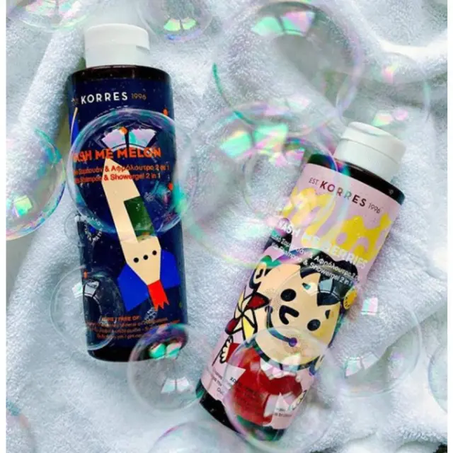 ΚΟΡΡΕΣ Αφρόλουτρο + Σαμπουάν 2in1 Wash Me Berries Girls 250ml 2