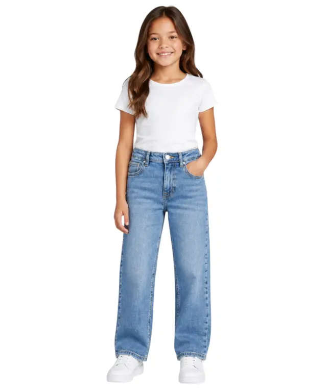 Guess Jeans - Παιδικό Τζιν Παντελόνι Για Κορίτσια J6YA10D1217-DPTE Μπλε - 12 ετών 2