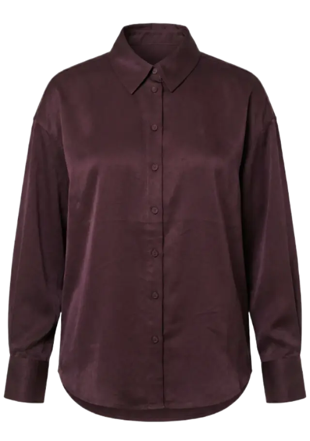 FunkyBuddha γυναικείο πουκάμισο relaxed fit με suede υφή FBL014-115-05-2