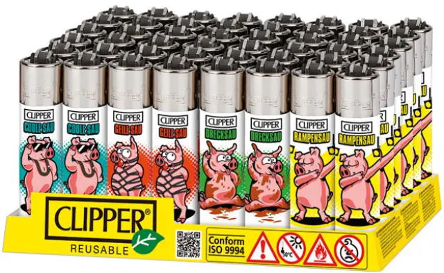 Clipper Αναπτήρας Μεγάλος - Pigs 2