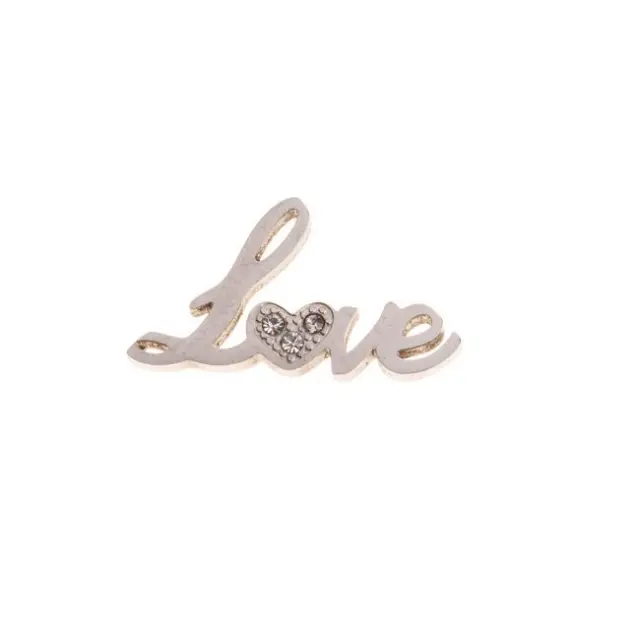 Borghetti Pharma Υποαλλεργικά Σκουλαρίκια σε Σχήμα LOVE Art.1023 1 ζευγάρι