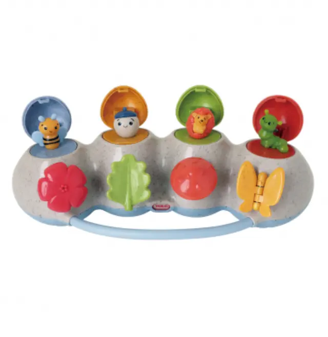 Tolo Toys: Παιχνίδι pop up με ζώα του δάσους από βιοδιασπώμενο πλαστικό (12+ μηνών) TL-76032