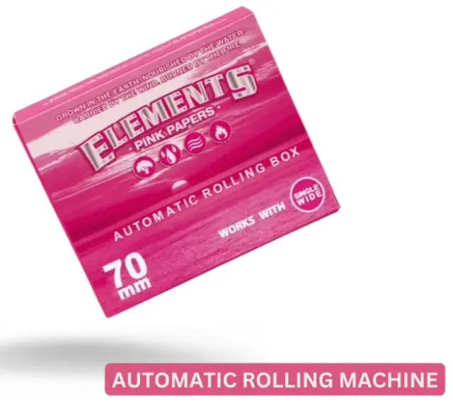 Element Automatic Roll Box Ταμπακιέρα Pink - 70mm 2