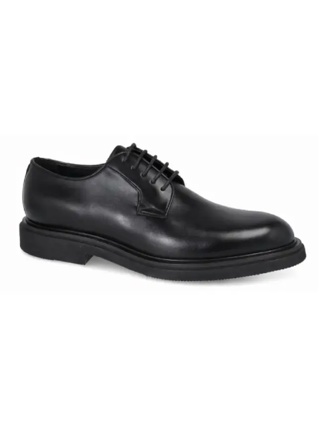 Comart Δετά-Oxfords Ανδρικό δέρμα Μαύρο M4N/586353 NERO - 45 2
