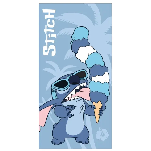 Πετσετα Θαλασσης DISNEY - Lilo and Stitch ice cream - Beach Towel 70x140cm 100% Polyester
