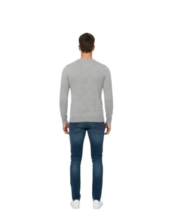 Cavalli Class - Ανδρικό Πουλόβερ Crewneck TXM60AMAC01-05001 Γκρι 2